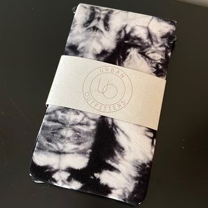 Urban outfitters tie-dye black and white tights